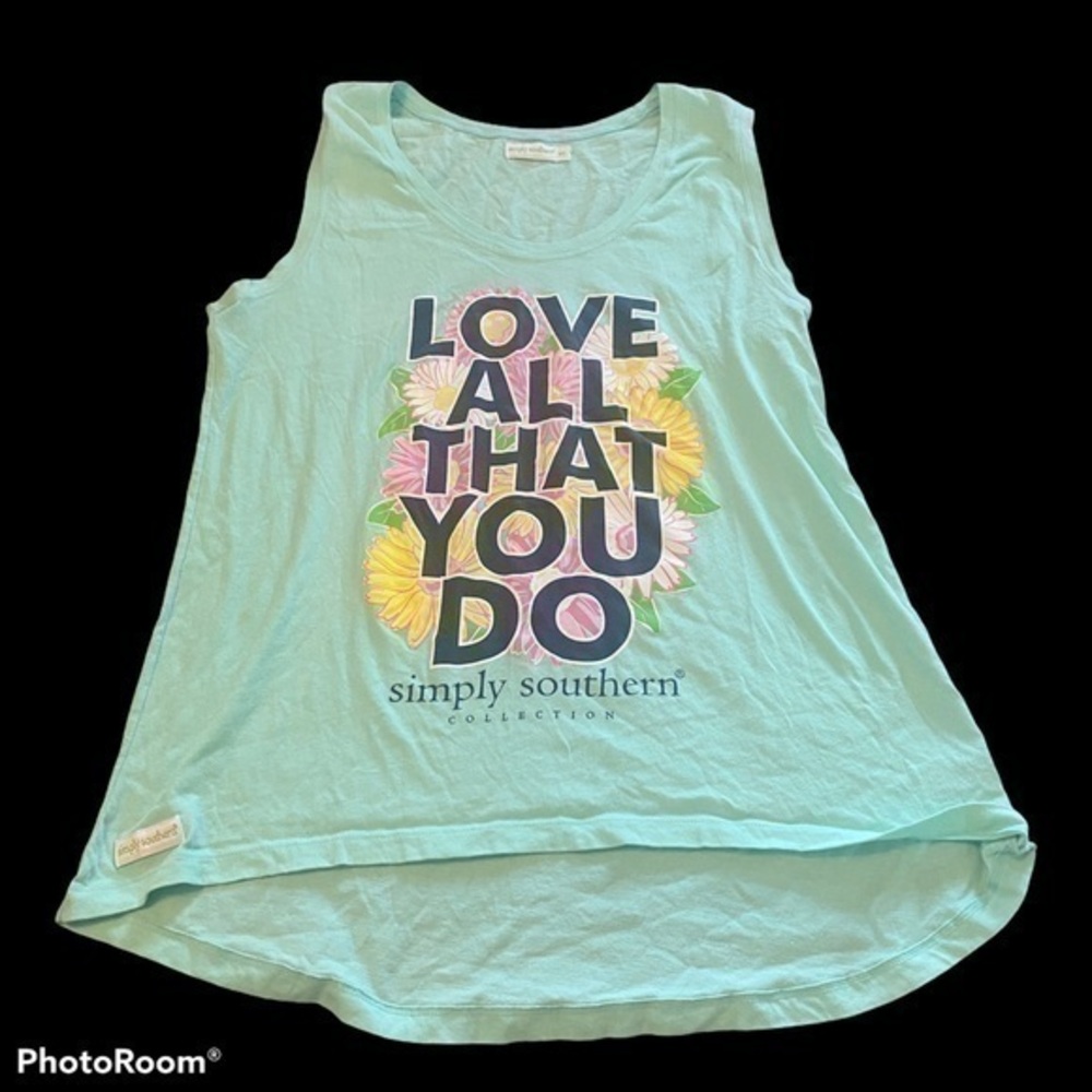 Simply Southern floral tank top